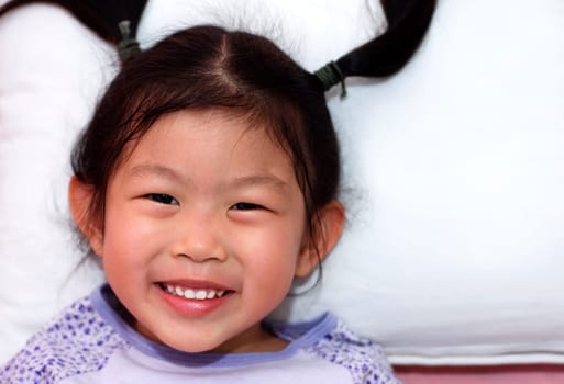 Portrait of a little Asian girl