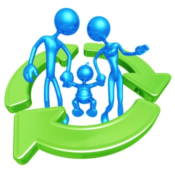 A Concept And Presentation Figure In 3D