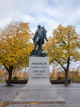 This photo was shot from Montreal city in autumn
