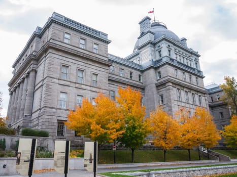 This photo was shot from Montreal city in autumn