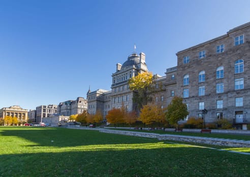 This photo was shot from Montreal city in autumn