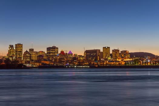 This photo was shot from Montreal city in autumn