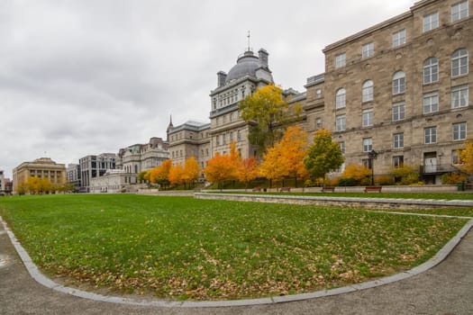 This photo was shot from Montreal city in autumn
