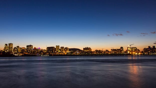 This photo was shot from Montreal city in autumn