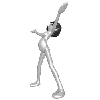 A Concept And Presentation Figure In 3D