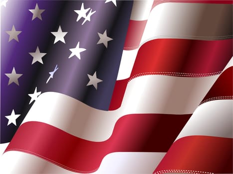 4th July – Independence day of United States of America. Poster for  graphic designers