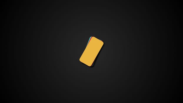 Sticker. Computer generated 3d render