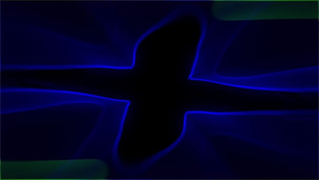 Abstract glow lines. Computer generated 3d render