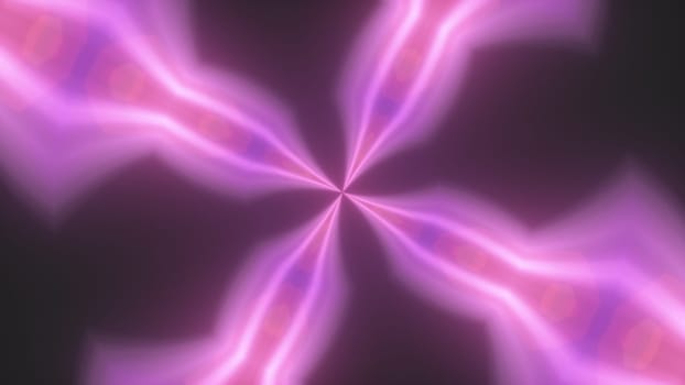 Fractal lights. Computer generated 3d render
