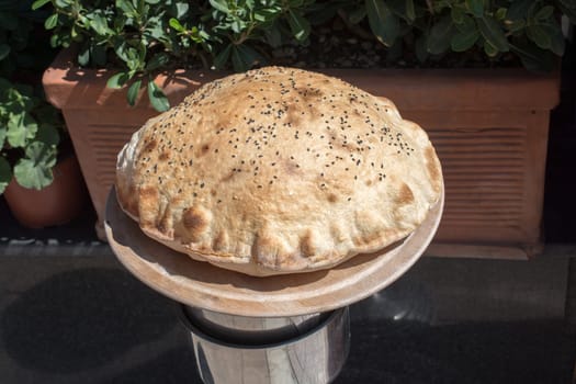 Traditional Turkish style made bread loaf