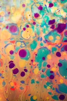 Traditional Ottoman Turkish marbling art patterns as abstract colorful background