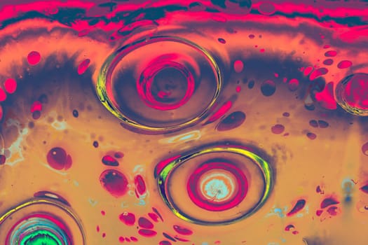 Traditional Ottoman Turkish marbling art patterns as abstract colorful background