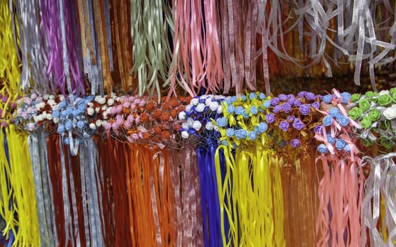 Detail of decoration for medieval hair, crafts