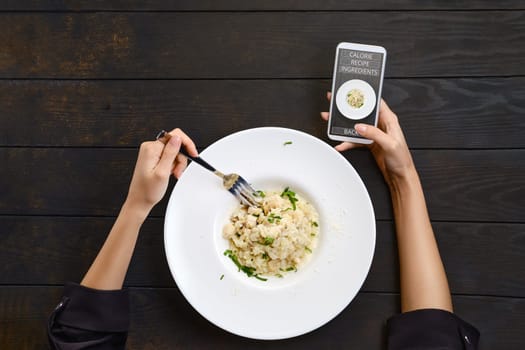 Using mobile application to recognize meal, find recipe and to know calorie