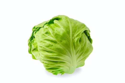 Fresh cabbage isolated on white background