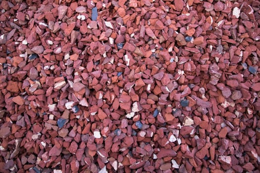Red Broken Bricks Texture Background