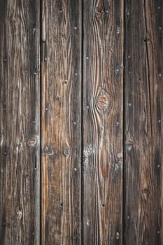 Vintage wood background. Brown wood planks texture or background.