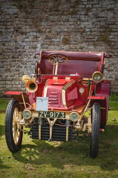Wicklow, Ireland, August 2019 Irish Veteran and Vintage Car Club in Powerscourt, SYM Gladiator Voiturette