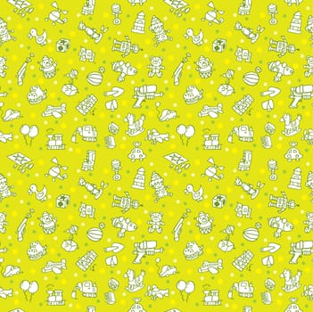 seamless toy pattern