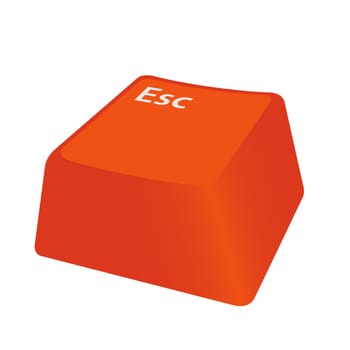 Red ESC key