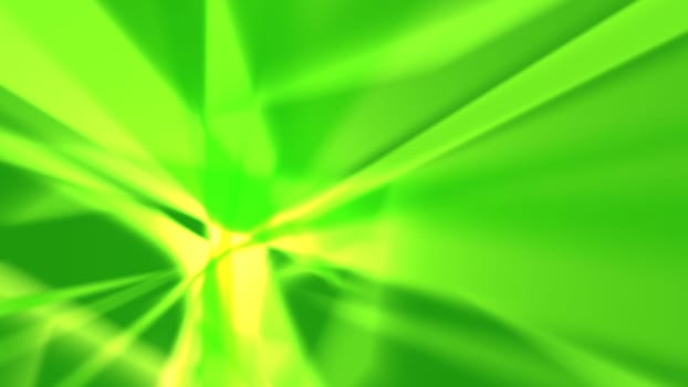 Green abstract background - sharp-cornered luminous shapes. Resolution of multiple HD.