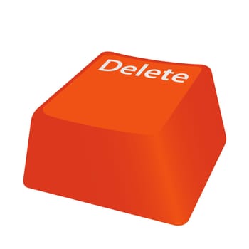 Red Del key