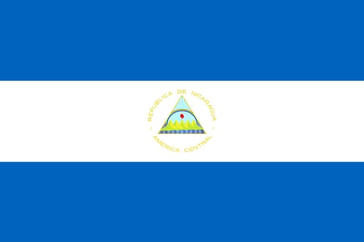 A Nicaragua Flag background illustration large file blue white