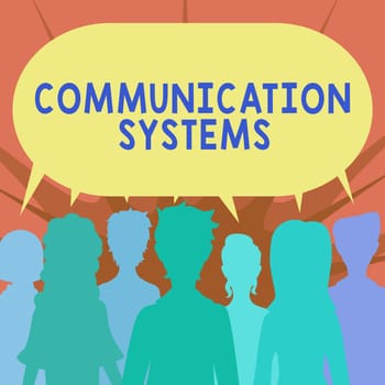 Sign displaying Communication Systems, Word for Flow of Information use of Machine to transmit signals