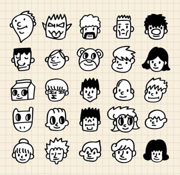cute cartoon face