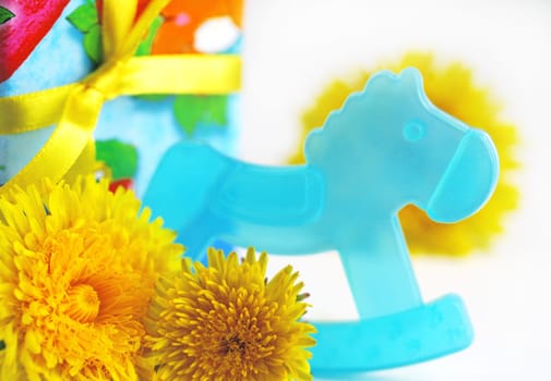 Holiday. Birthday. New-born. Childhood. Hobby-horse