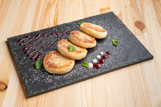 Traditional belarussian cheese pancakes