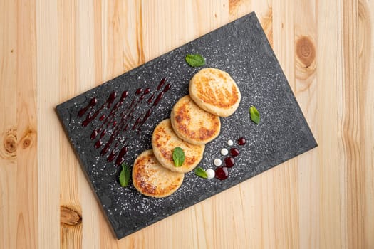 Traditional belarussian cheese pancakes