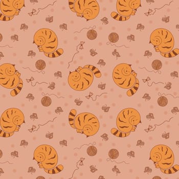Seamless Cute Animals, for the purpose of background