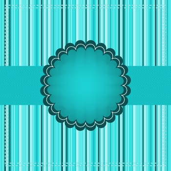 Frame design for greeting card. EPS 8 vector file included