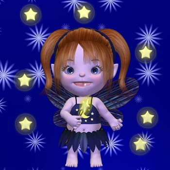 3D Render of an Toon Figure