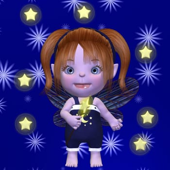 3D Render of an Toon Figure
