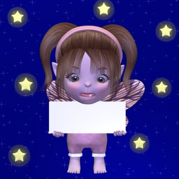 3D Render of an Toon Figure