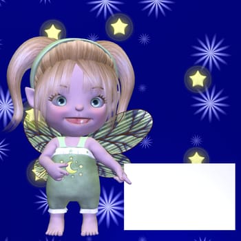 3D Render of an Toon Figure