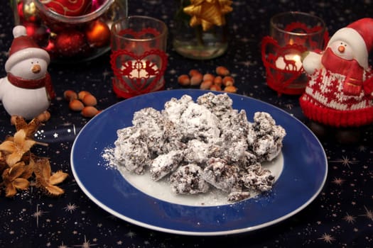 some cookies of chocolate and oats