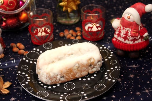 a homemade christmas cake