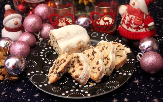 a homemade christmas cake