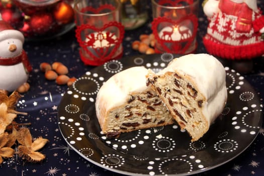 a homemade christmas cake