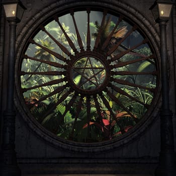 3D Render of an Ancient Place