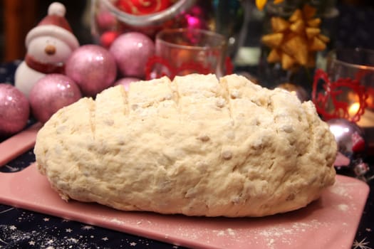baking a fresh bread with sunflower seeds