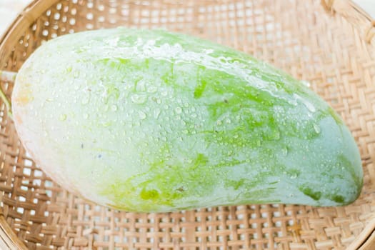 Thai natural giant green mango, stock photo