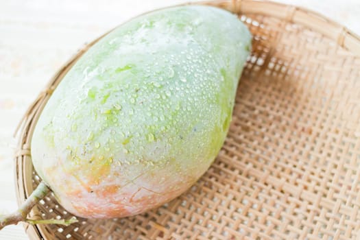 Thai natural giant green mango, stock photo
