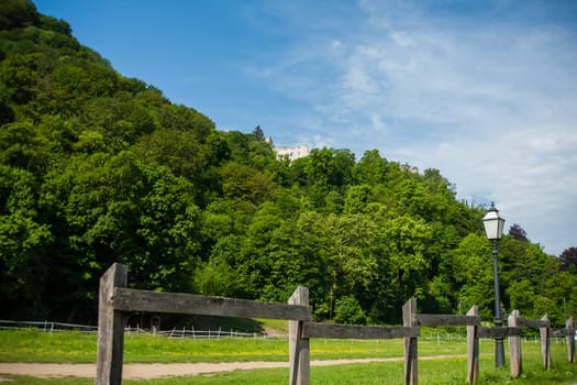 Ruins of ancient old town in Samobor, Croatia.
