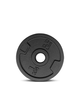 dumbbell discs isolated on white background