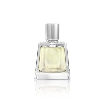 Perfume bottle on a white background. 3d render