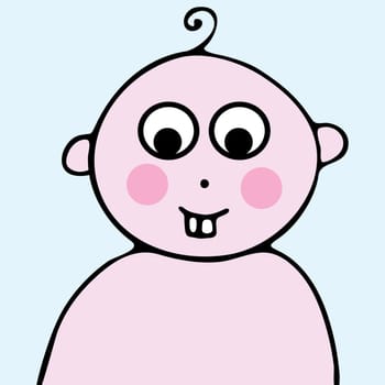 Illustration of a baby